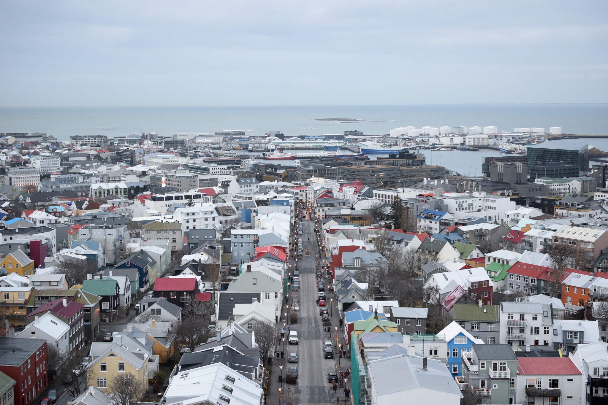 Hallgrimskirkja, Top Floor Outside View, Reykjavik, Iceland